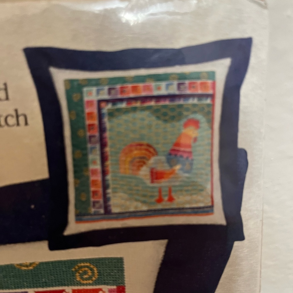 New Candamar Designs Rainbow Hen Cross Stitch Kit - Picture 3 of 4